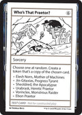 Image for Who's That Praetor? (MB2PC) - Magic: The Gathering