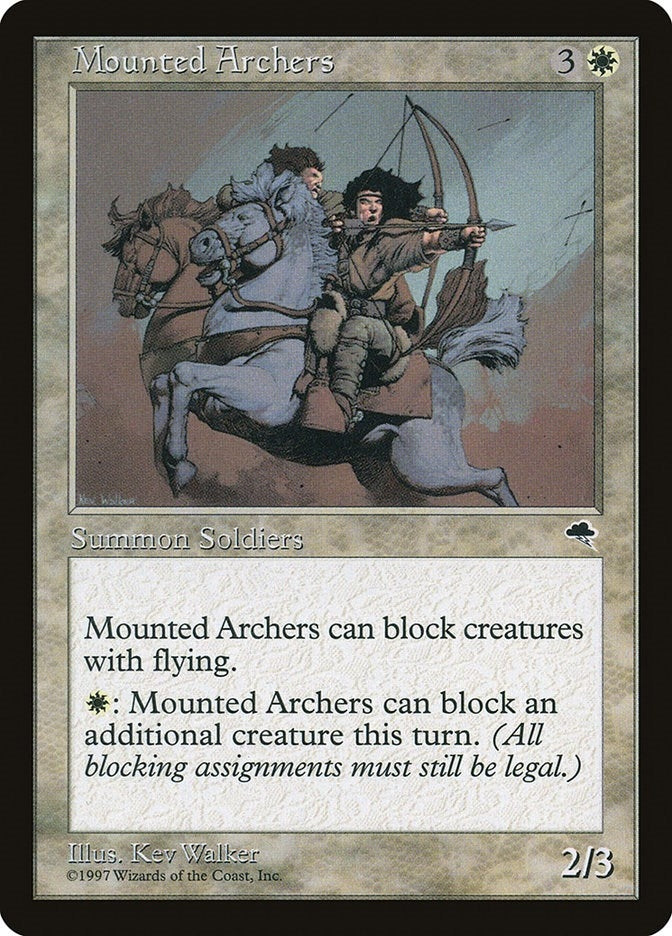 Image for Mounted Archers (30) (TMP) - Magic: The Gathering