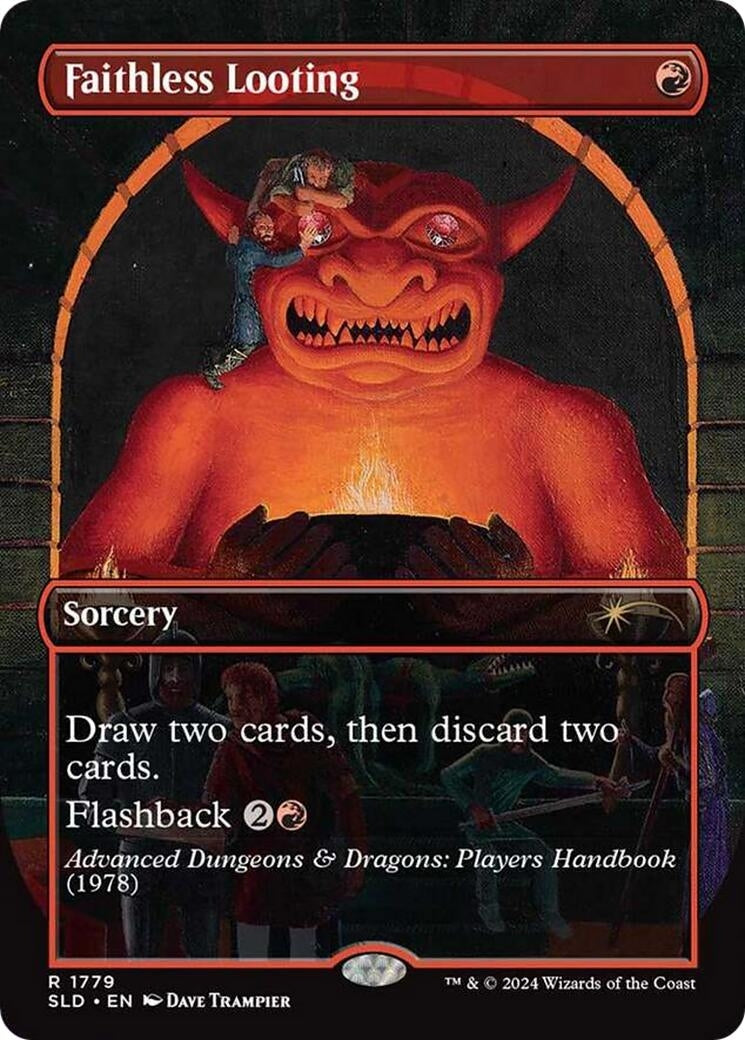 Image for Faithless Looting (1779) (SLD) - Magic: The Gathering