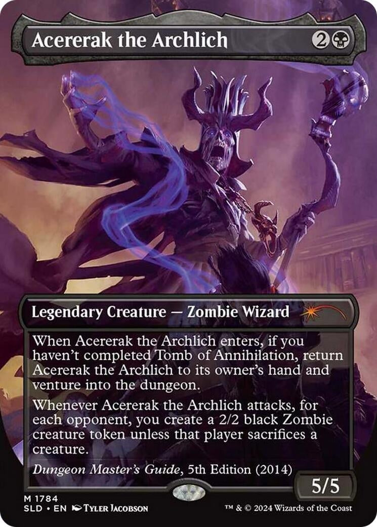 Image for Acererak the Archlich (1784) (SLD) - Magic: The Gathering