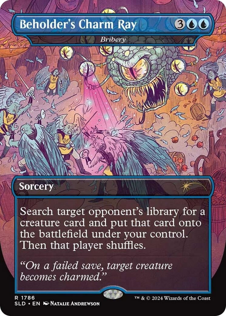 Image for Beholder's Charm Ray - Bribery (1786) (SLD) - Magic: The Gathering