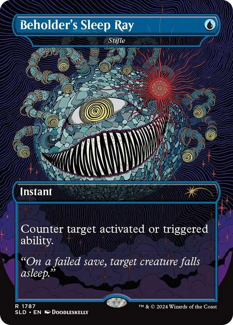 Image for Beholder's Sleep Ray - Stifle (1787) (SLD) - Magic: The Gathering