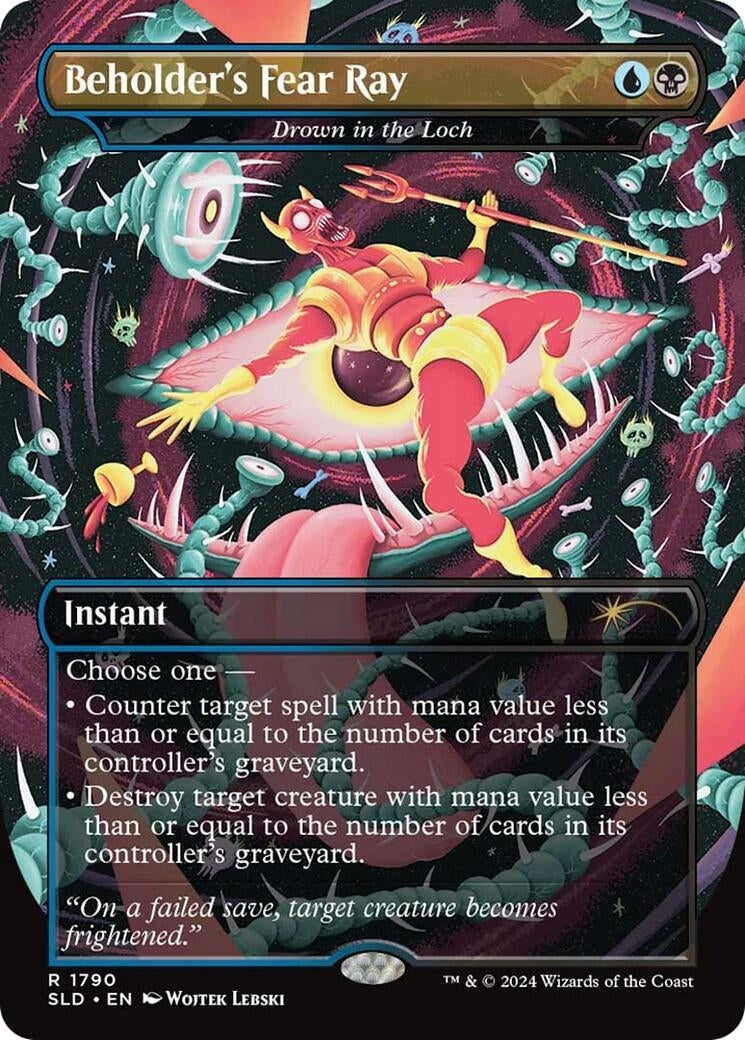 Image for Beholder's Fear Ray - Drown in the Loch (1790) (SLD) - Magic: The Gathering
