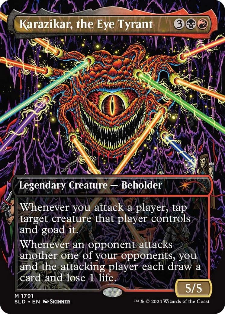 Image for Karazikar, the Eye Tyrant (1791) (SLD) - Magic: The Gathering