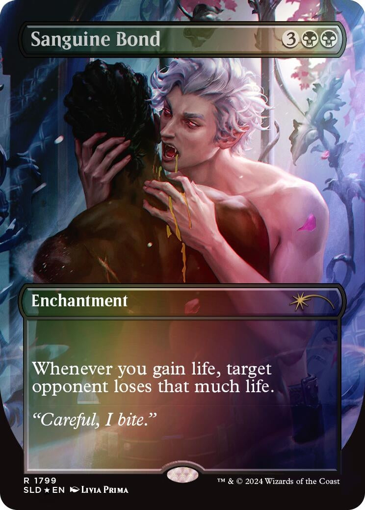 Image for Sanguine Bond (Rainbow Foil) (1799) (SLD) - Magic: The Gathering