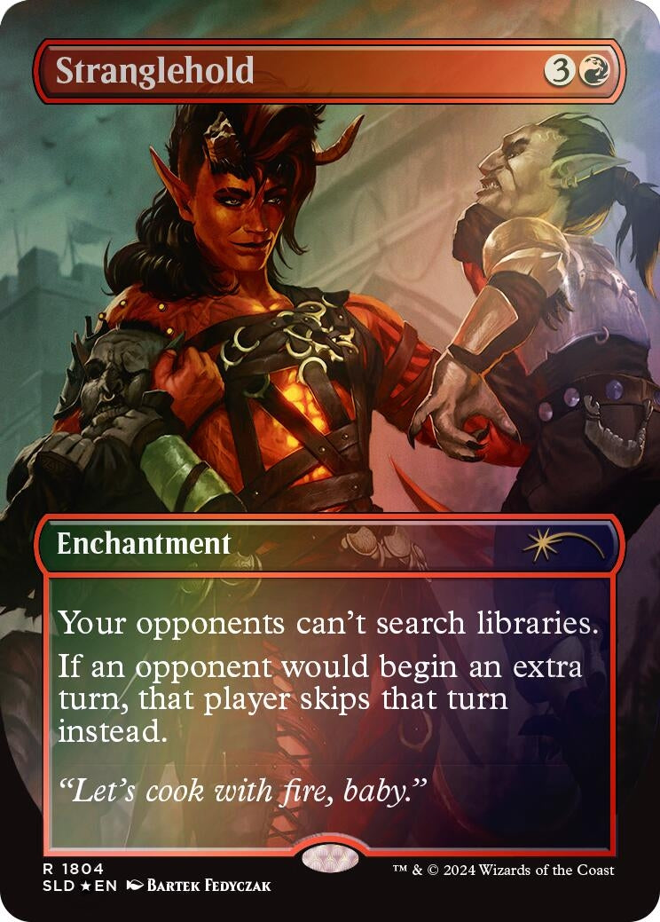 Image for Stranglehold (Rainbow Foil) (1804) (SLD) - Magic: The Gathering