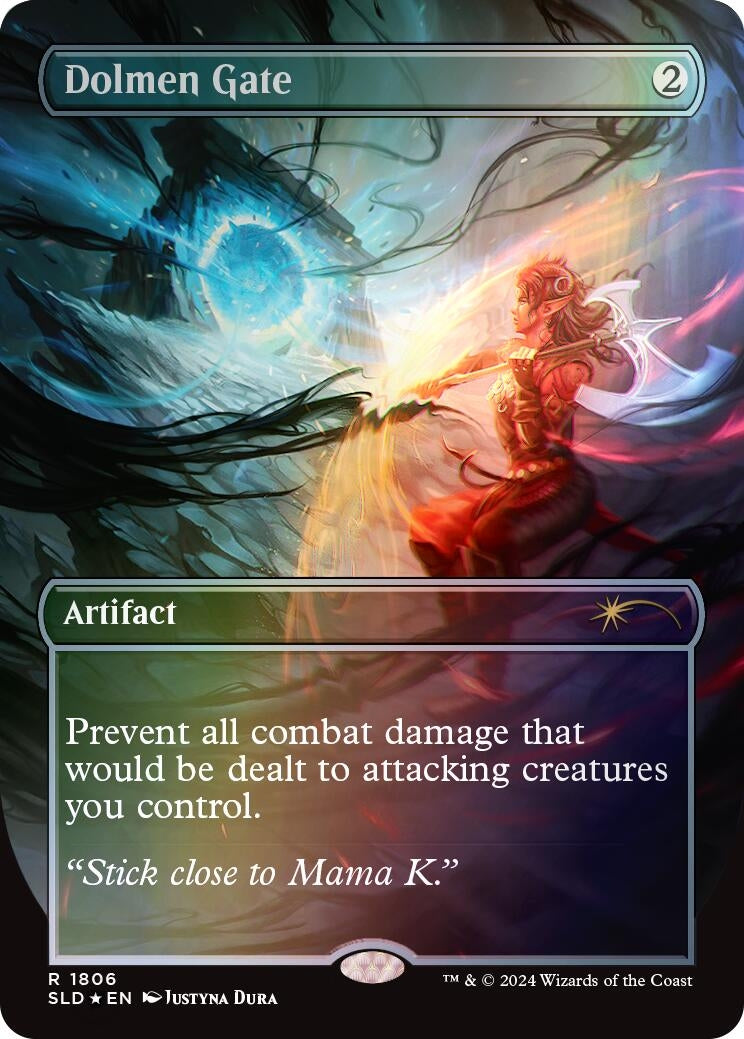 Image for Dolmen Gate (Rainbow Foil) (1806) (SLD) - Magic: The Gathering