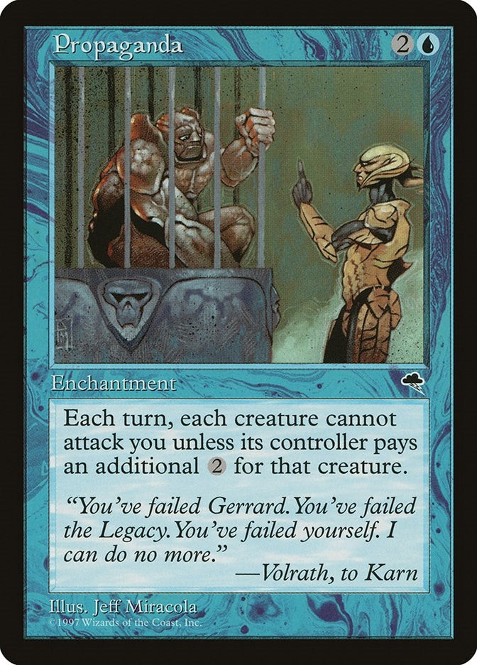 Image for Propaganda (80) (TMP) - Magic: The Gathering