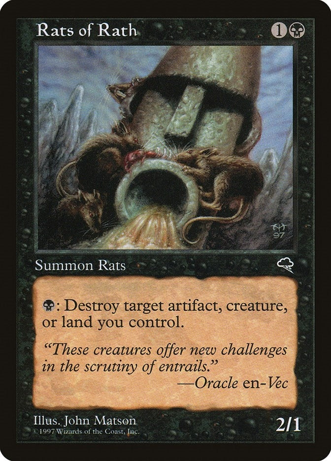 Image for Rats of Rath (150) (TMP) - Magic: The Gathering