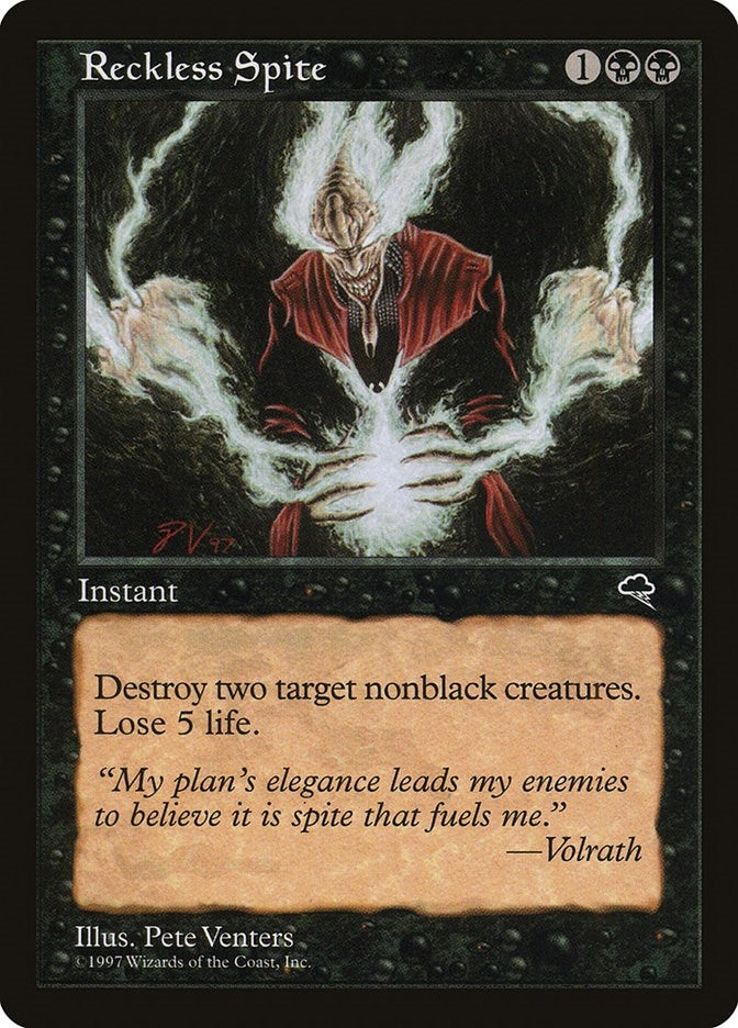 Image for Reckless Spite (152) (TMP) - Magic: The Gathering