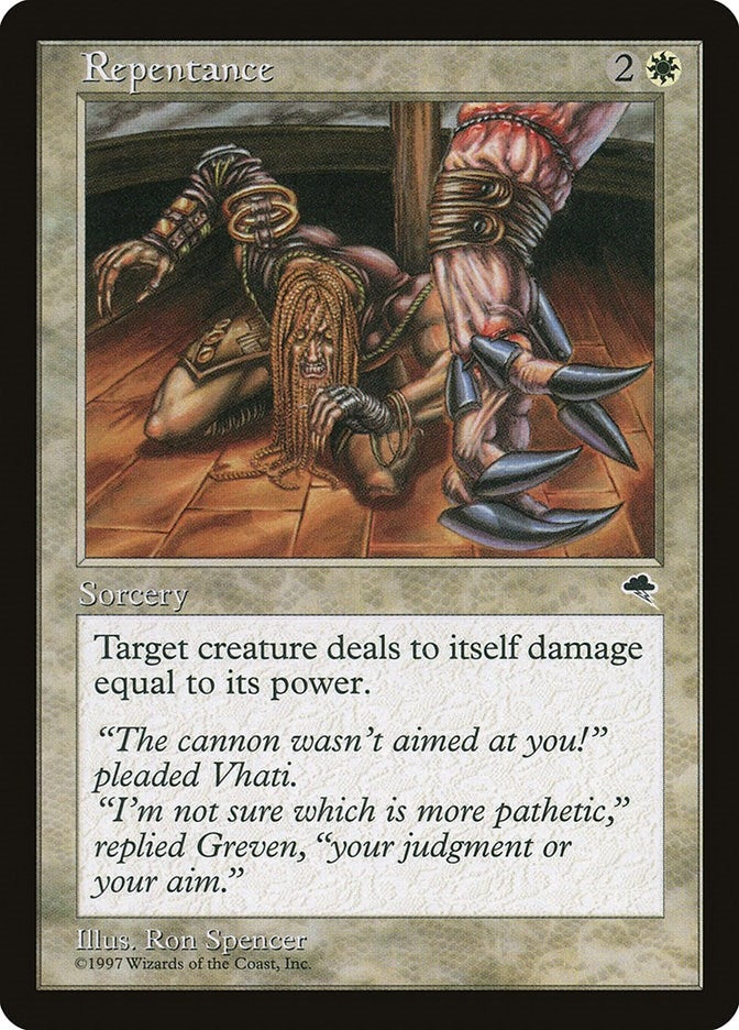 Image for Repentance (37) (TMP) - Magic: The Gathering