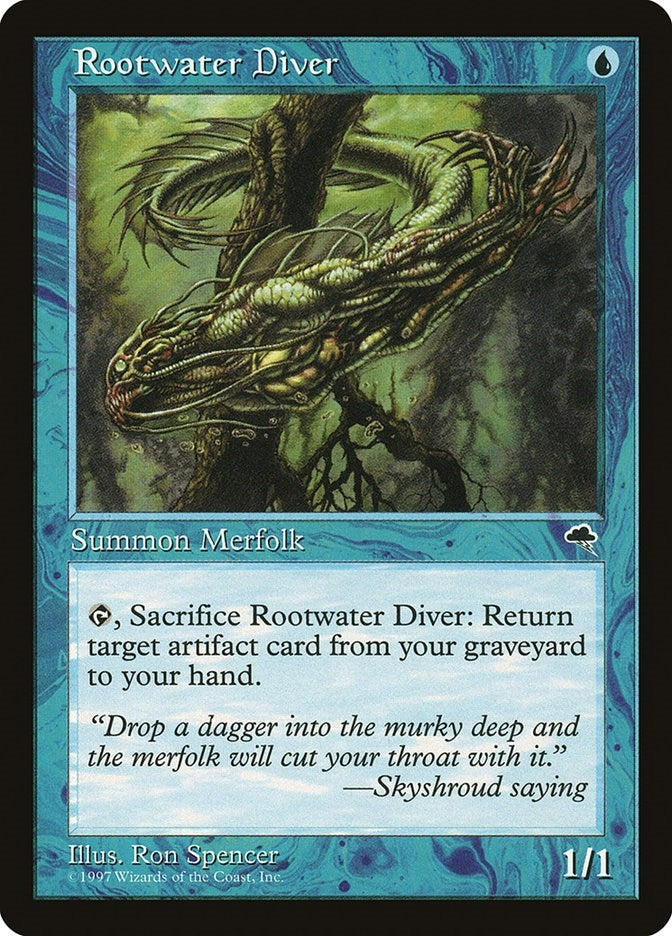Image for Rootwater Diver (81) (TMP) - Magic: The Gathering