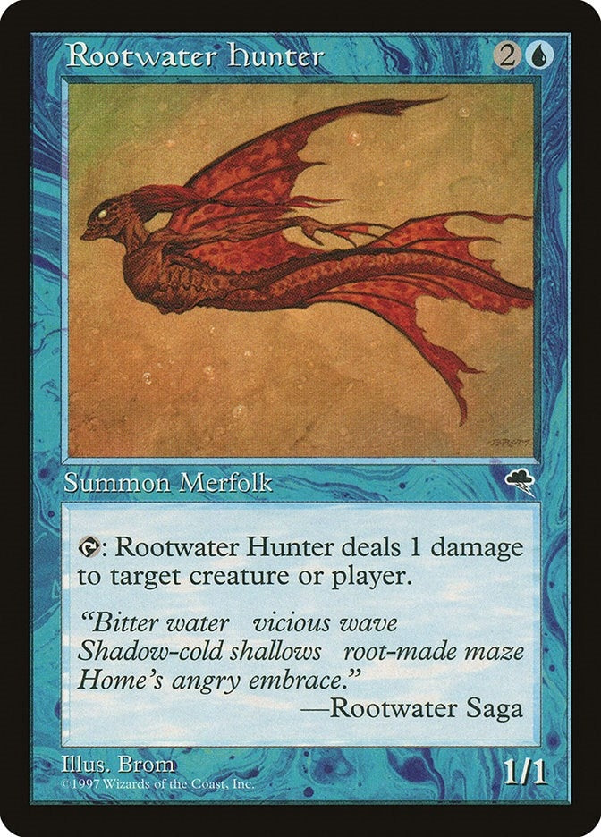 Image for Rootwater Hunter (82) (TMP) - Magic: The Gathering