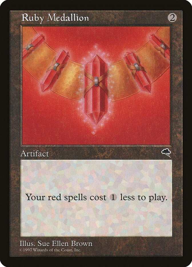 Image for Ruby Medallion (305) (TMP) - Magic: The Gathering