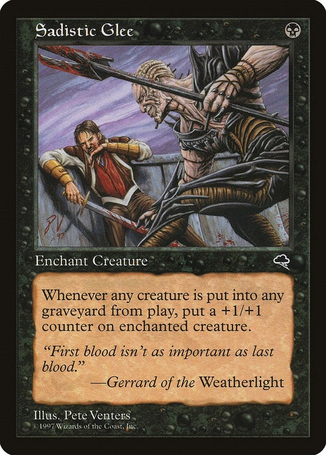 Image for Sadistic Glee (153) (TMP) - Magic: The Gathering
