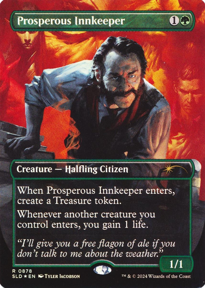 Image for Prosperous Innkeeper (Rainbow Foil) (878) (SLD) - Magic: The Gathering