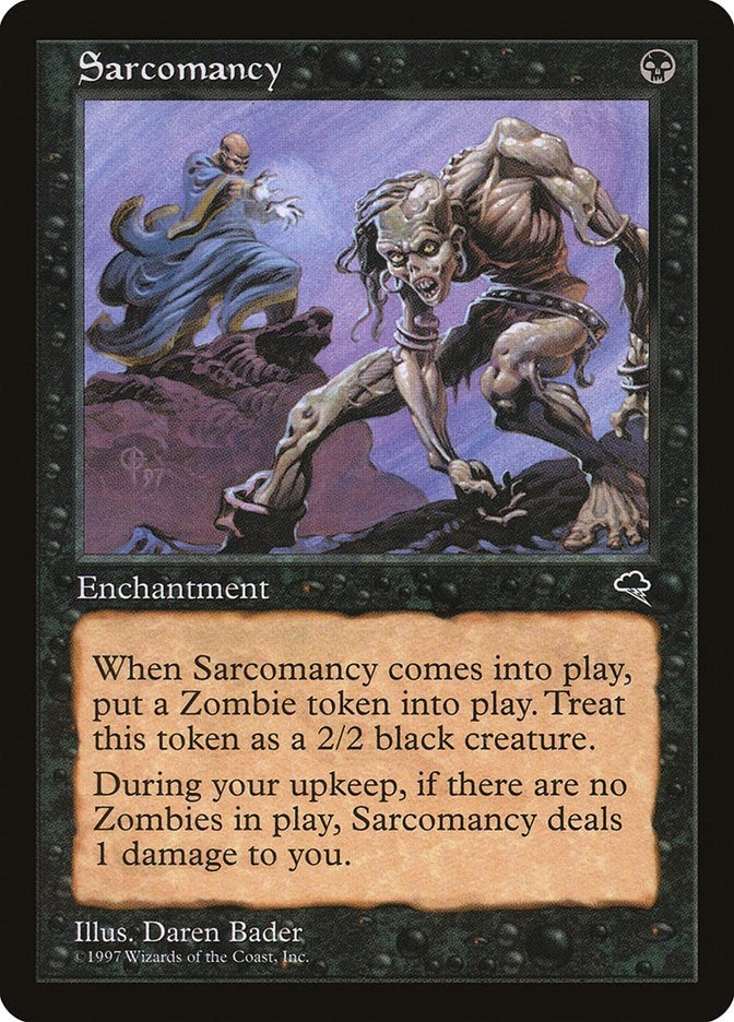 Image for Sarcomancy (154) (TMP) - Magic: The Gathering