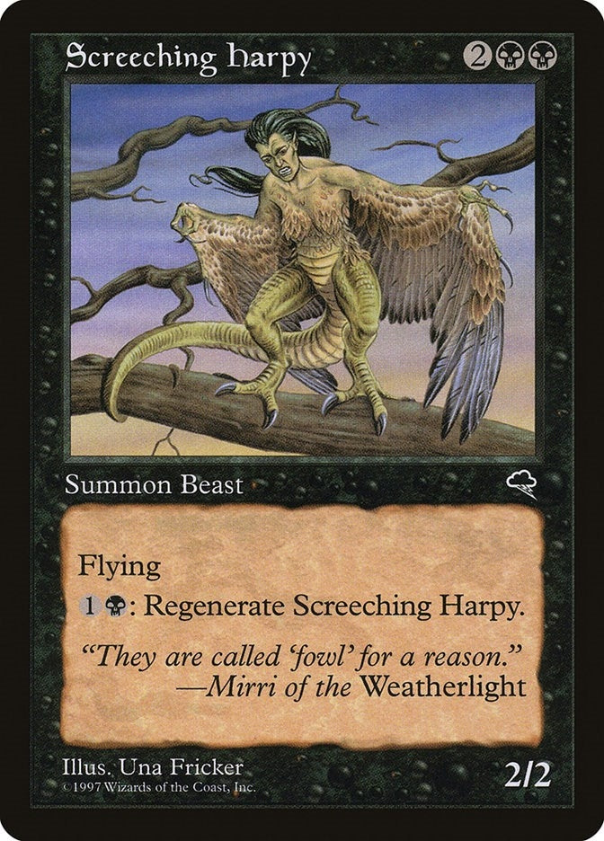 Image for Screeching Harpy (155) (TMP) - Magic: The Gathering