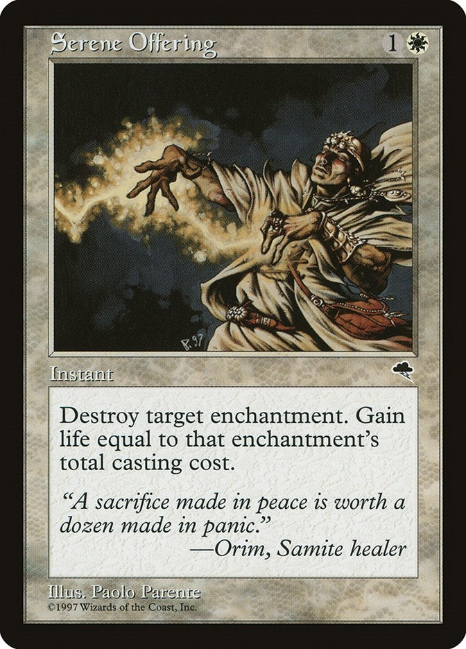 Image for Serene Offering (40) (TMP) - Magic: The Gathering