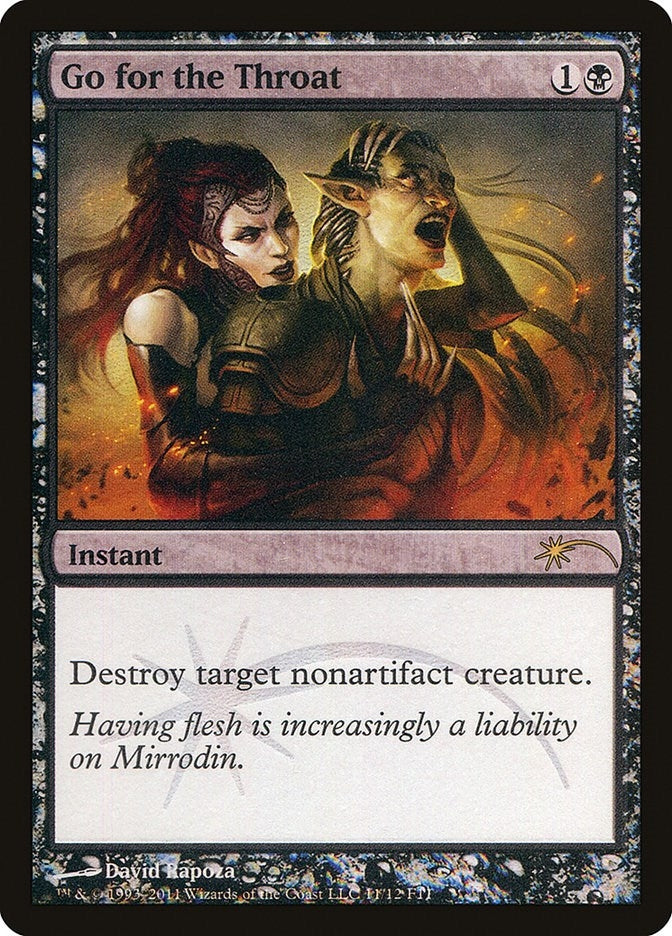 Image for Go for the Throat (11) (FNM) - Magic: The Gathering
