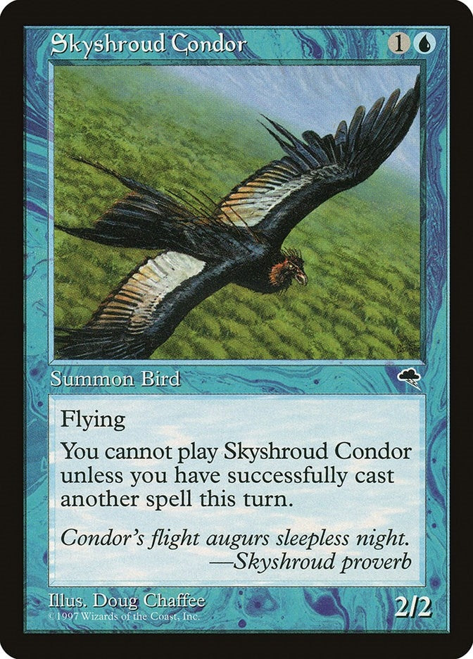 Image for Skyshroud Condor (88) (TMP) - Magic: The Gathering