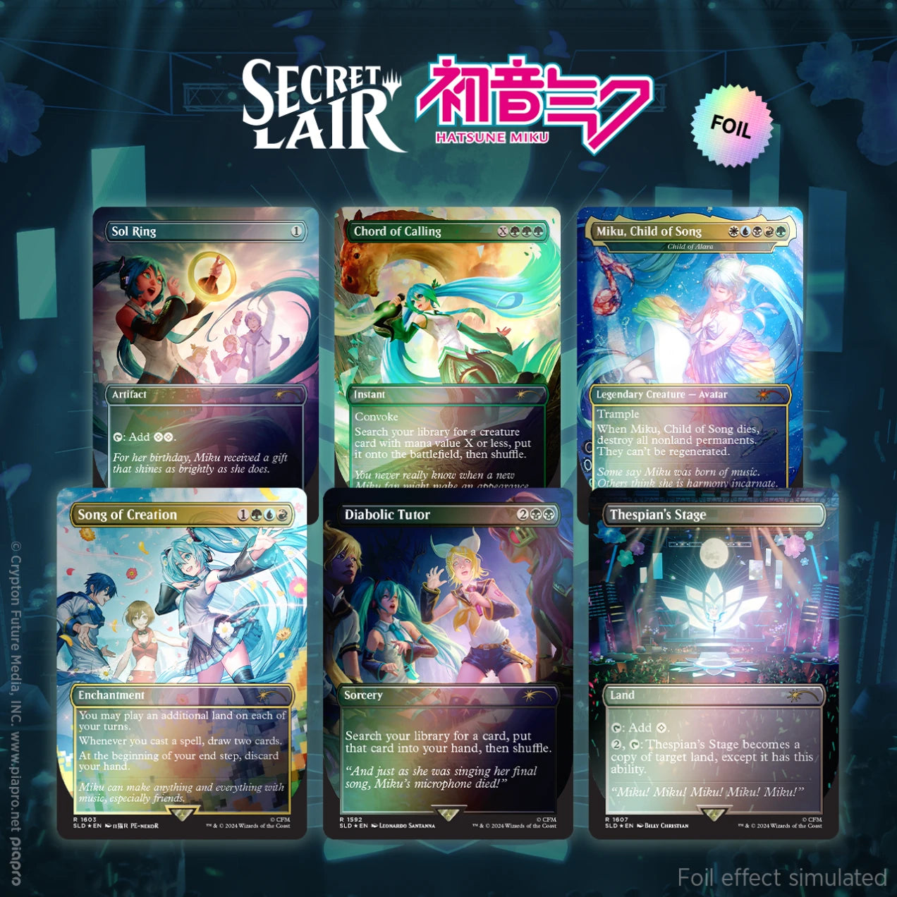 Secret Lair Drop Series x Hatsune Miku : Digital Sensation