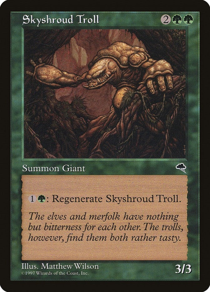 Image for Skyshroud Troll (257) (TMP) - Magic: The Gathering