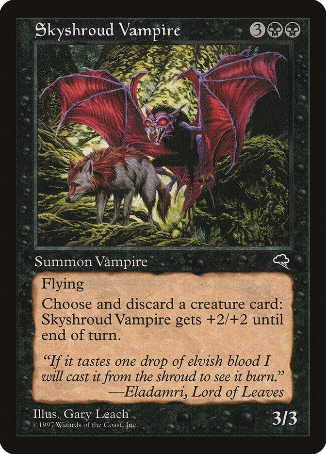 Image for Skyshroud Vampire (157) (TMP) - Magic: The Gathering