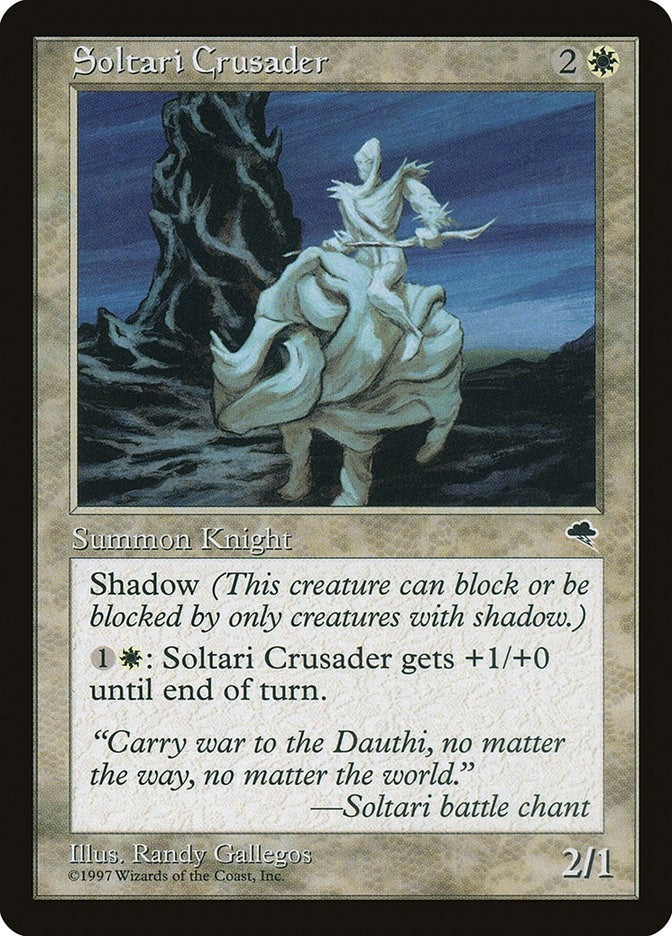 Image for Soltari Crusader (41) (TMP) - Magic: The Gathering