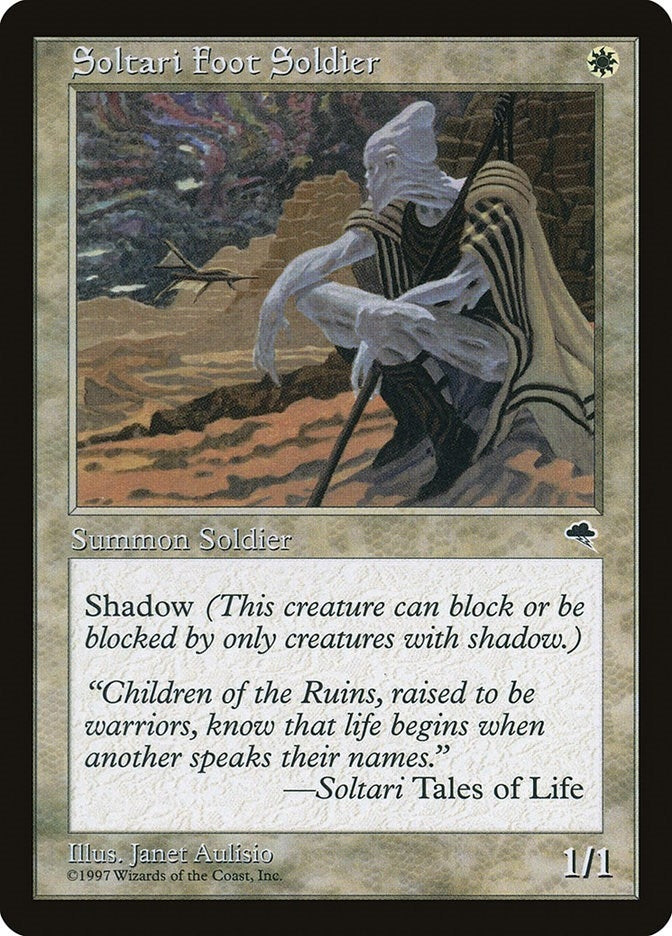 Image for Soltari Foot Soldier (43) (TMP) - Magic: The Gathering