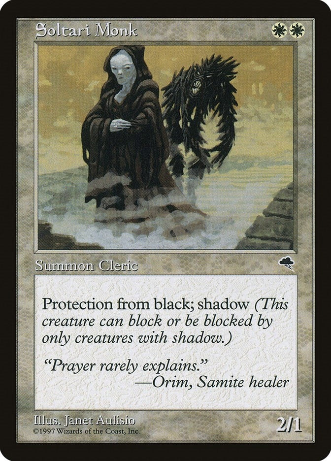 Image for Soltari Monk (45) (TMP) - Magic: The Gathering