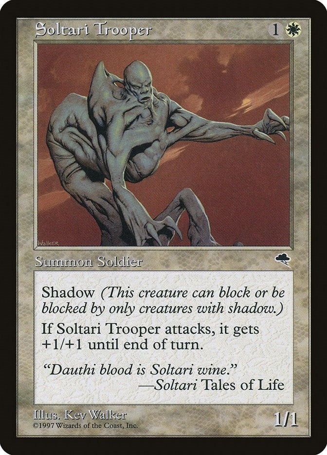 Image for Soltari Trooper (47) (TMP) - Magic: The Gathering