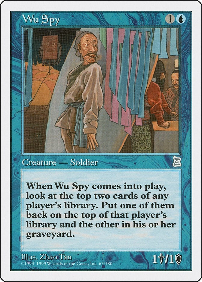 Image for Wu Spy (63) (PTK) - Magic: The Gathering