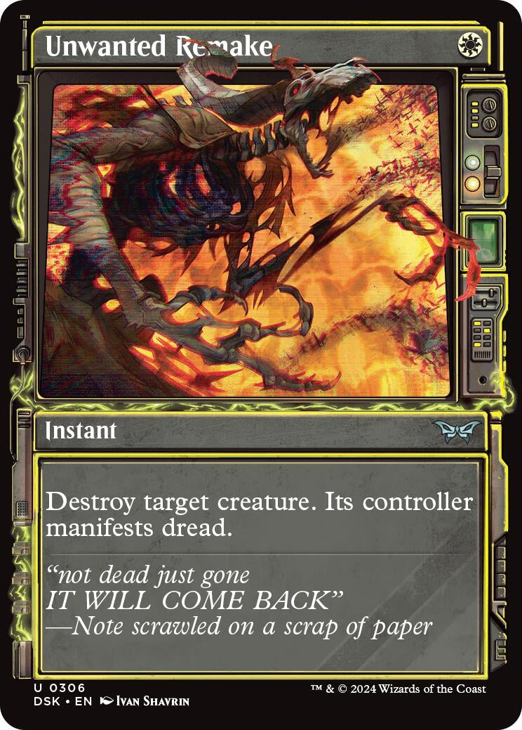 Image for Unwanted Remake (Showcase) (306) (DSK) - Magic: The Gathering