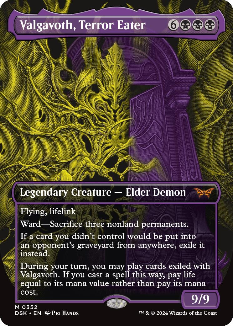 Image for Valgavoth, Terror Eater (Showcase) (352) (DSK) - Magic: The Gathering