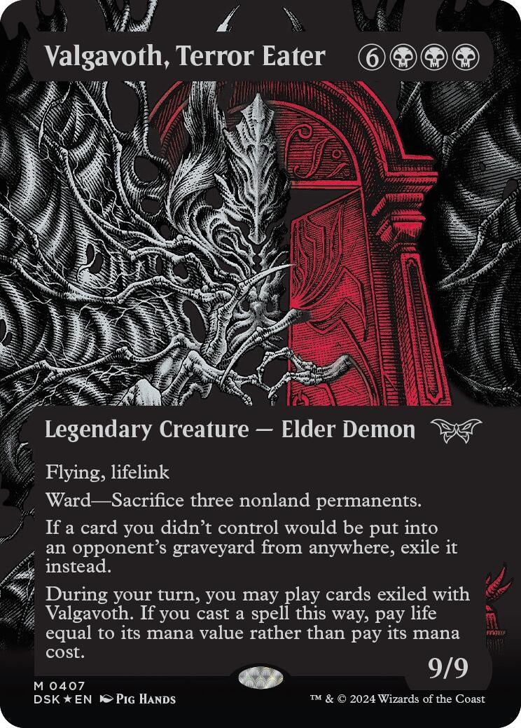 Image for Valgavoth, Terror Eater (Showcase) (Textured Foil) (407) (DSK) - Magic: The Gathering