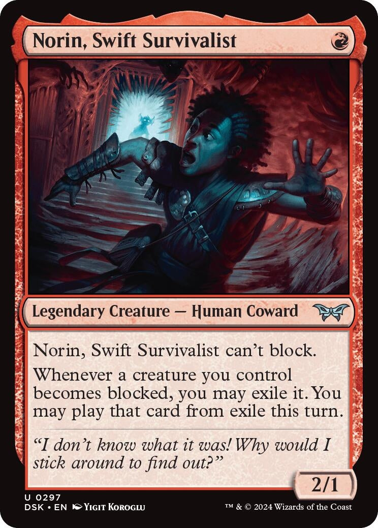 Image for Norin, Swift Survivalist (0297) (297) (DSK) - Magic: The Gathering