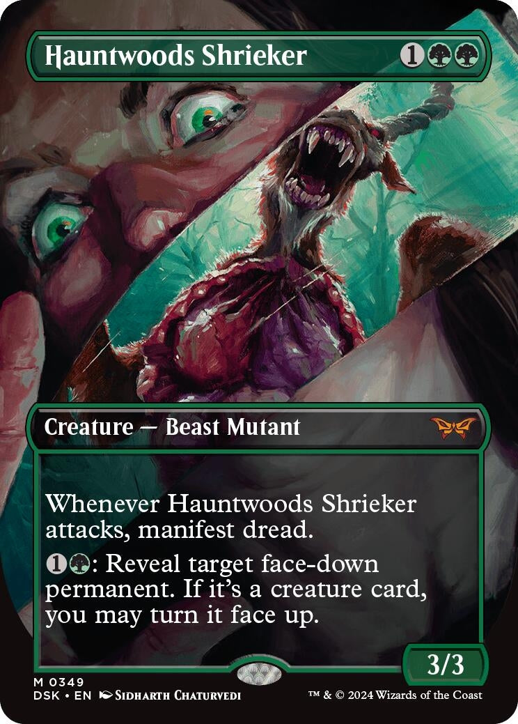 Image for Hauntwoods Shrieker (Borderless) (349) (DSK) - Magic: The Gathering