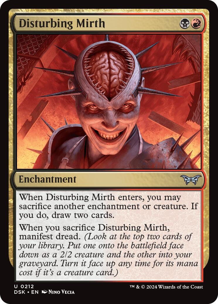 Image for Disturbing Mirth (212) (DSK) - Magic: The Gathering