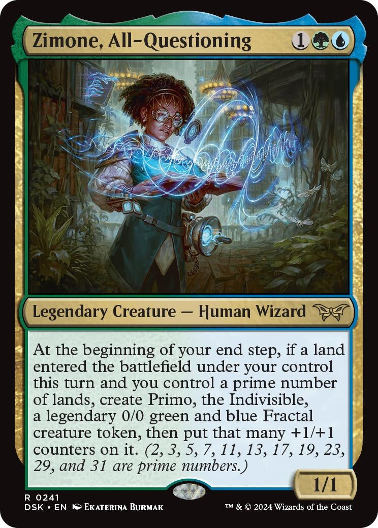 Image for Zimone, All-Questioning (241) (DSK) - Magic: The Gathering