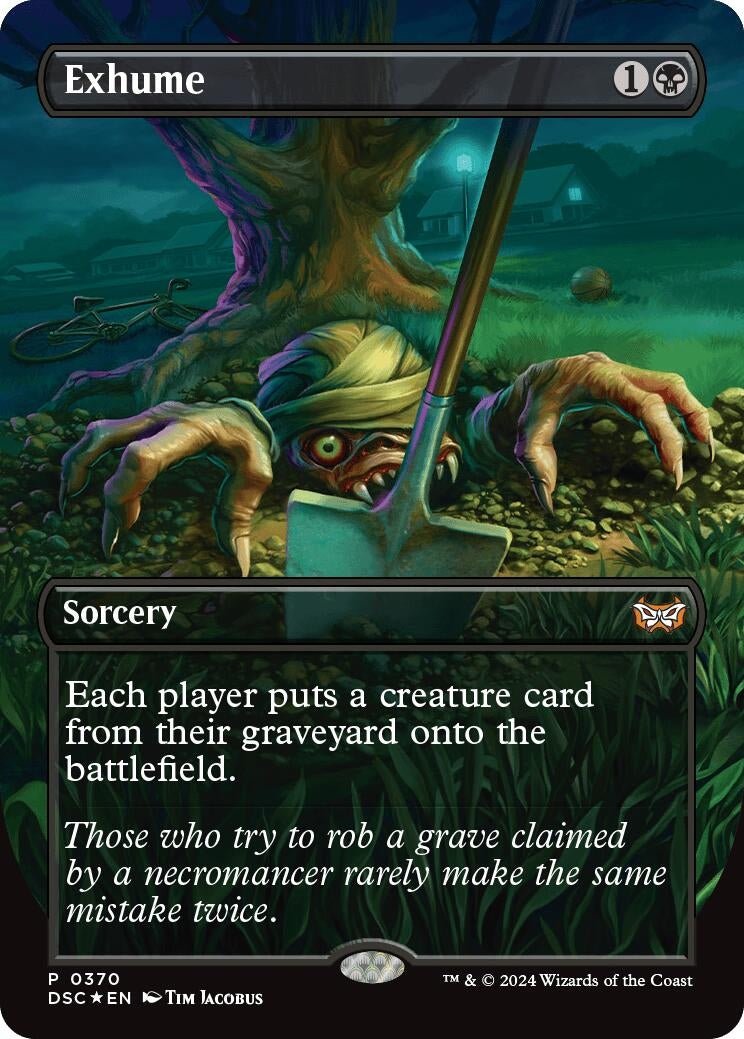 Image for Exhume (Borderless) (370) (DSC) - Magic: The Gathering