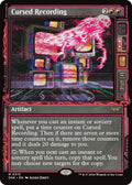 Image for Cursed Recording (Showcase) (315) (DSK) - Magic: The Gathering