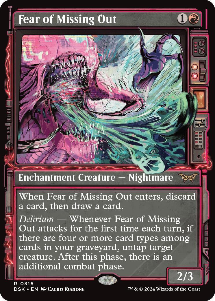 Image for Fear of Missing Out (Showcase) (316) (DSK) - Magic: The Gathering