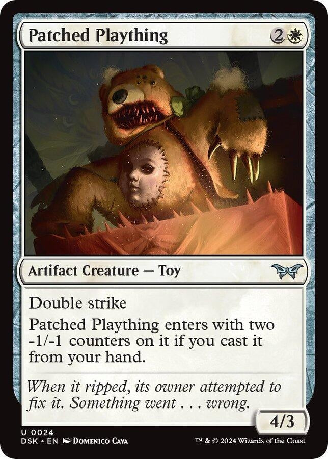 Image for Patched Plaything (24) (DSK) - Magic: The Gathering