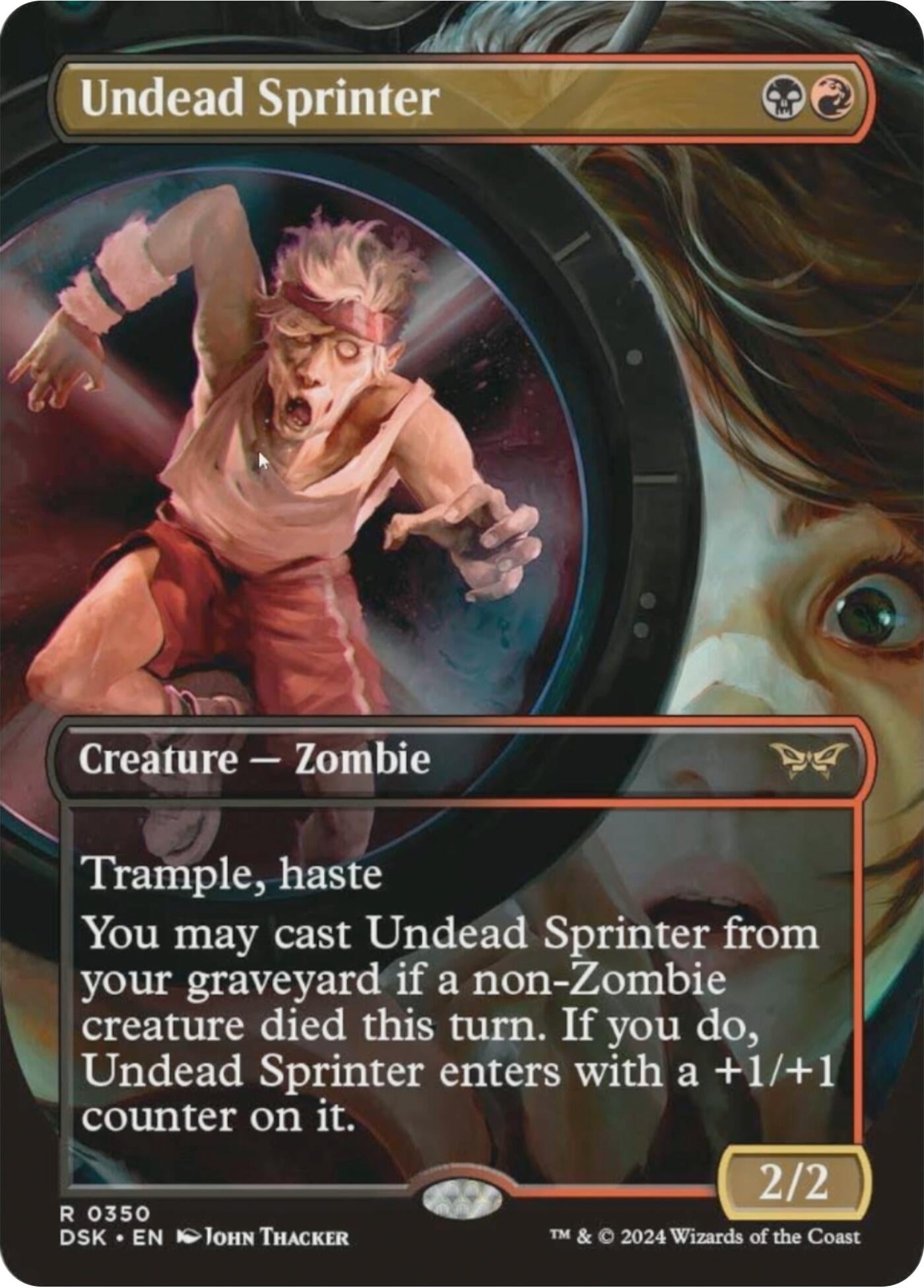 Image for Undead Sprinter (Borderless) (350) (DSK) - Magic: The Gathering