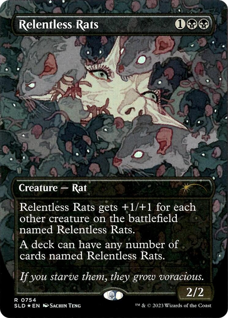 Image for Relentless Rats (754) (754) (SLD) - Magic: The Gathering