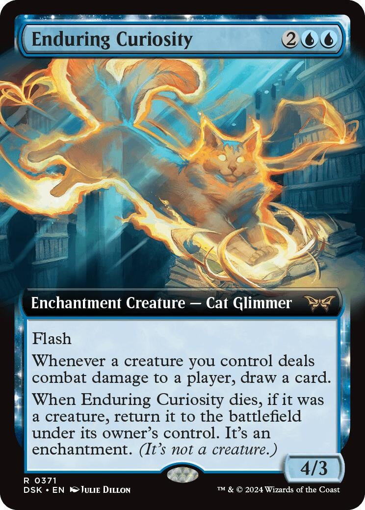 Image for Enduring Curiosity (Extended Art) (371) (DSK) - Magic: The Gathering
