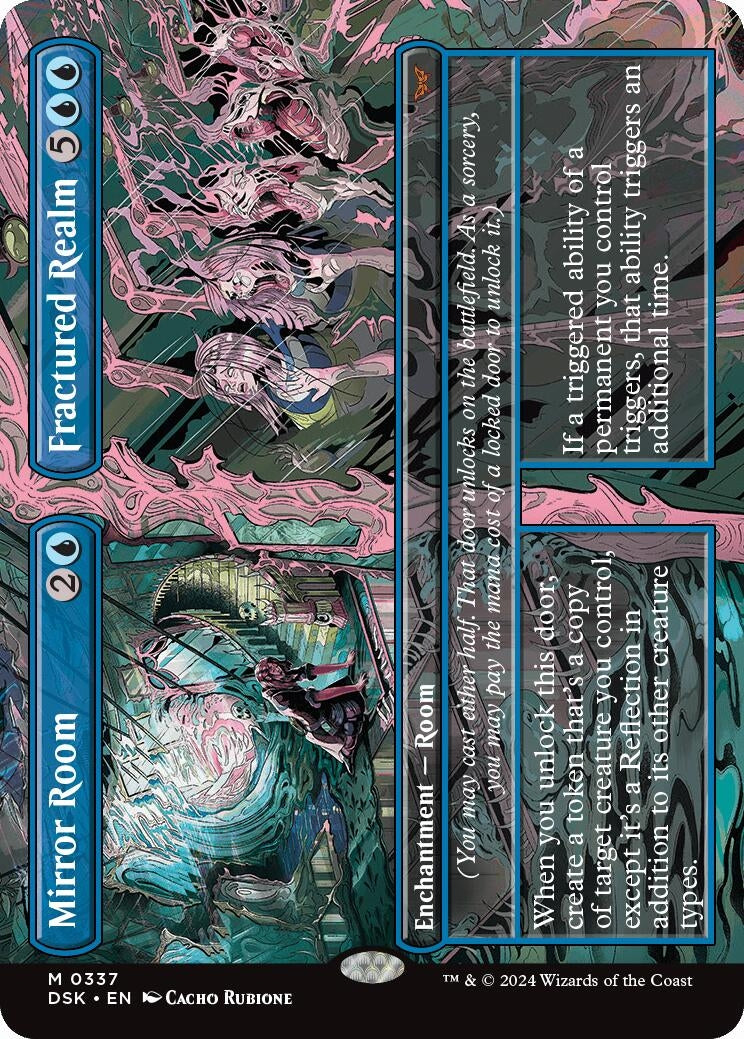 Image for Mirror Room // Fractured Realm (Borderless) (337) (DSK) - Magic: The Gathering