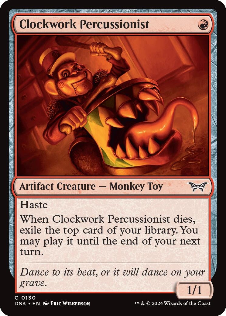 Image for Clockwork Percussionist (0130) (130) (DSK) - Magic: The Gathering