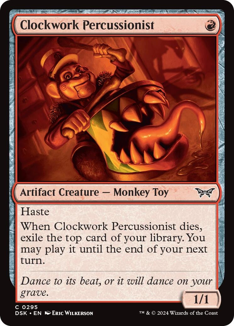 Image for Clockwork Percussionist (0295) (295) (DSK) - Magic: The Gathering